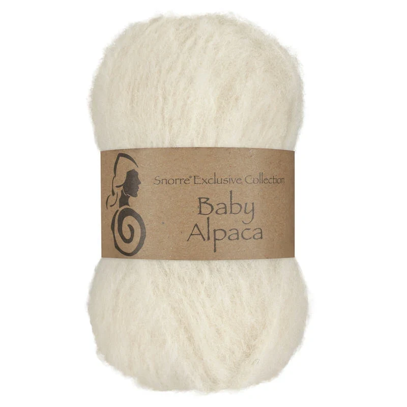 Viking Snorre Baby Alpaca 302 Naturweiß