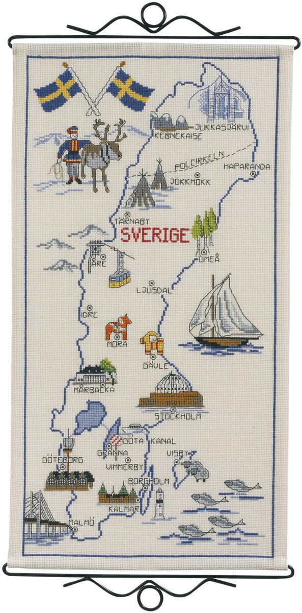 Stickset Schweden B5123/30 x 2 30 x 55 cm