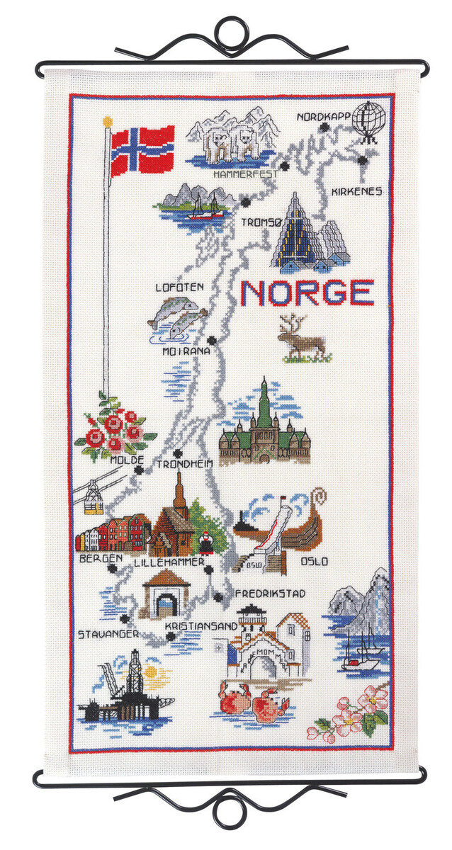 Stickset Norwegen 29 x 56 cm B5123/30