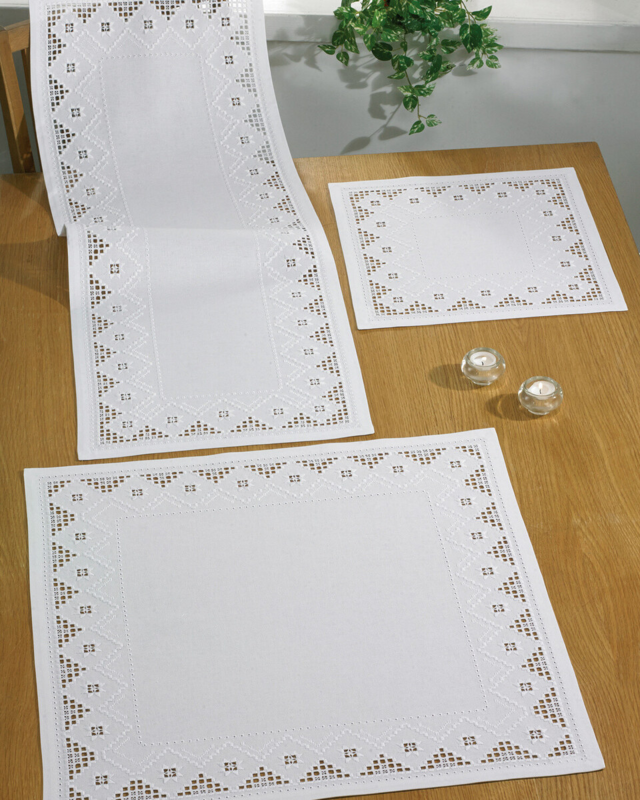 Stickset Hardanger 41 x 108 cm