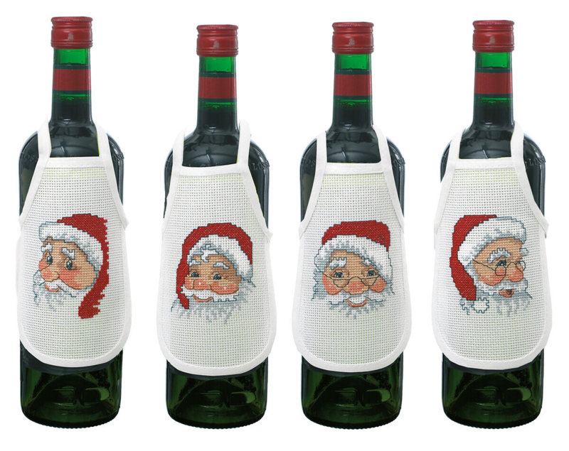 Stickset 4 Wichtelköpfe 10 x 15 cm