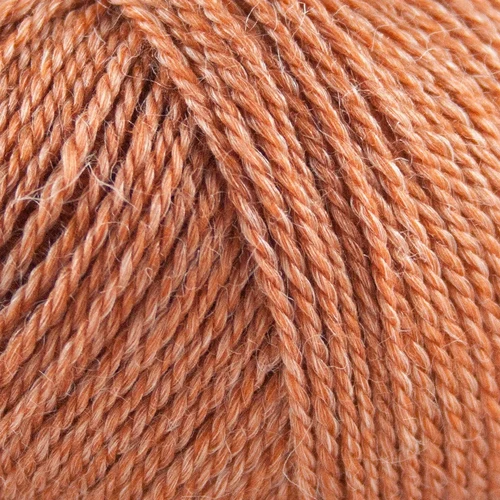 Onion No.3 Organic Wool+Nettles 1125 Orange gebrannt