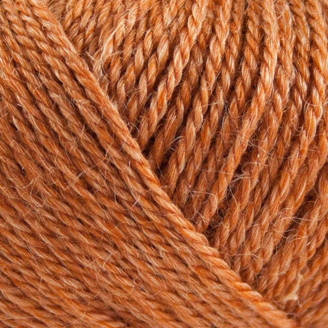 Onion No.4 Organic Wool+Nettles 834 Orange gebrannt