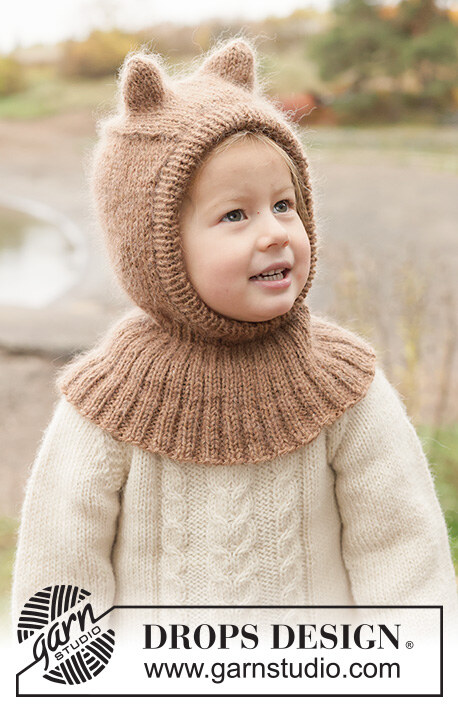 50-1 Forest Cub Balaclava by DROPS Design