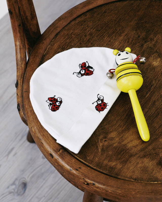 Stickset Marienkäfer 7 x 9 cm