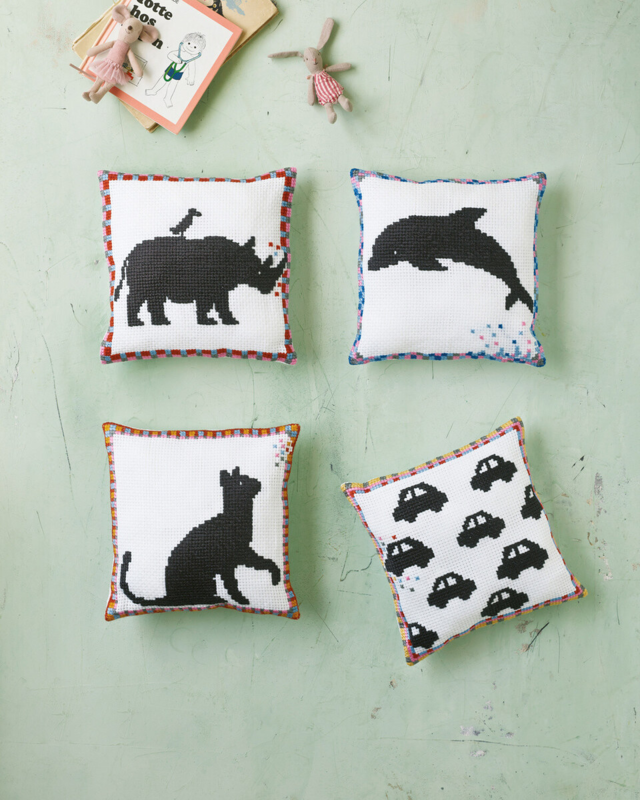 Stickset Katze 27 x 27 cm