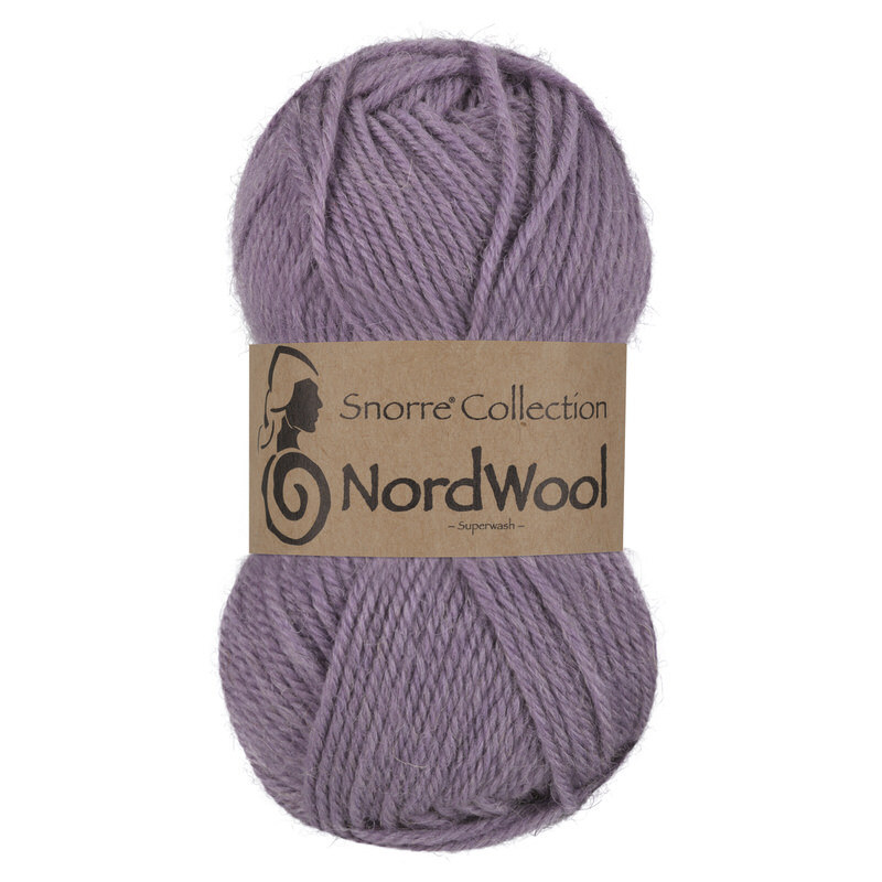 Viking Snorre NordWool 168 Dunkel lila