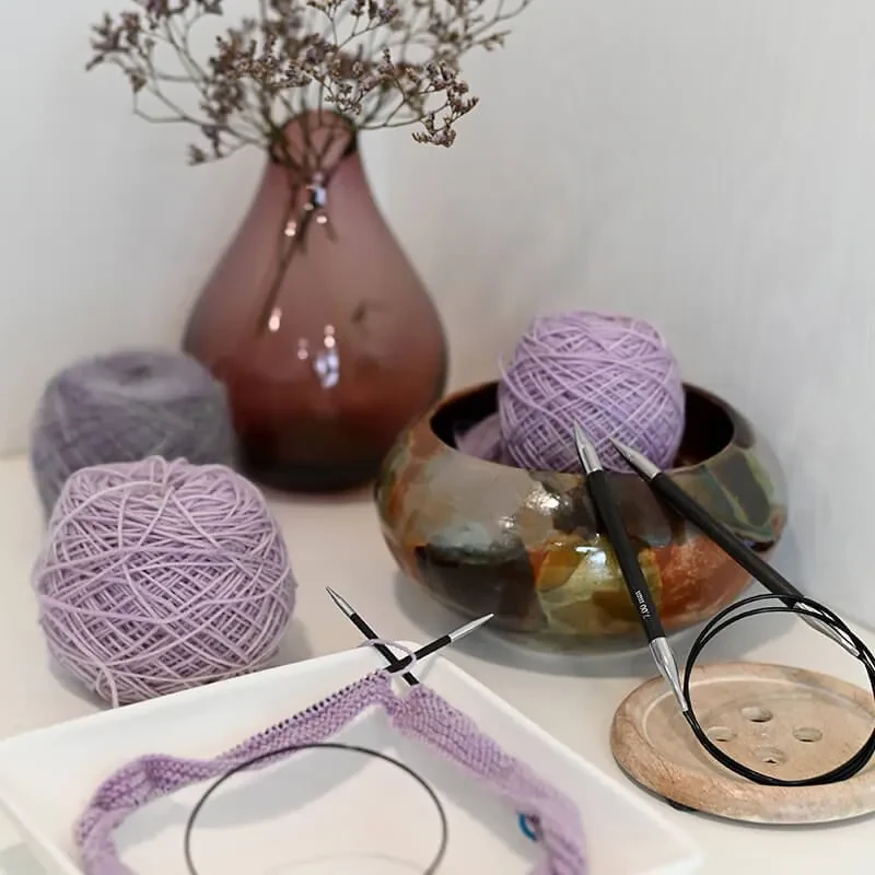 KnitPro Karbonz FIXED Rundstricknadeln, 100 cm