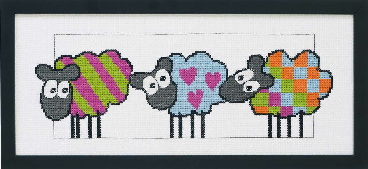 Stickset Schaf R5496 36 x 15 cm