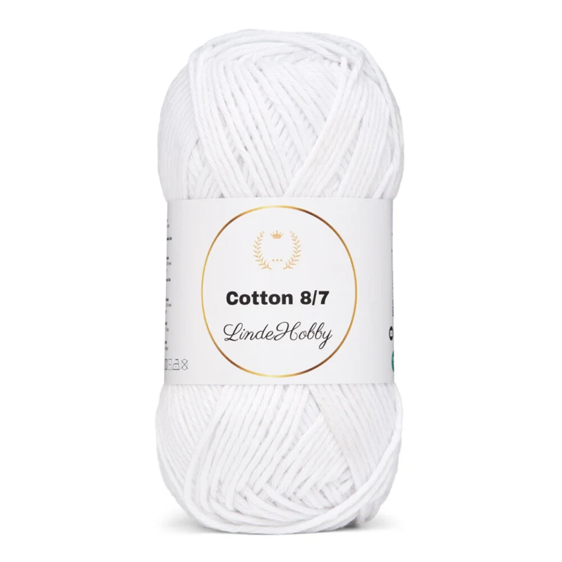 LindeHobby Cotton 8/7 019 Bianco