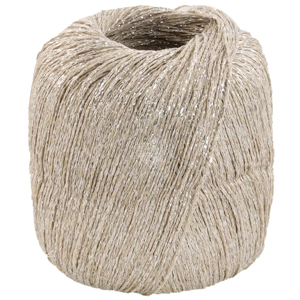 Lana Grossa Brillino 39 Grège/Silber