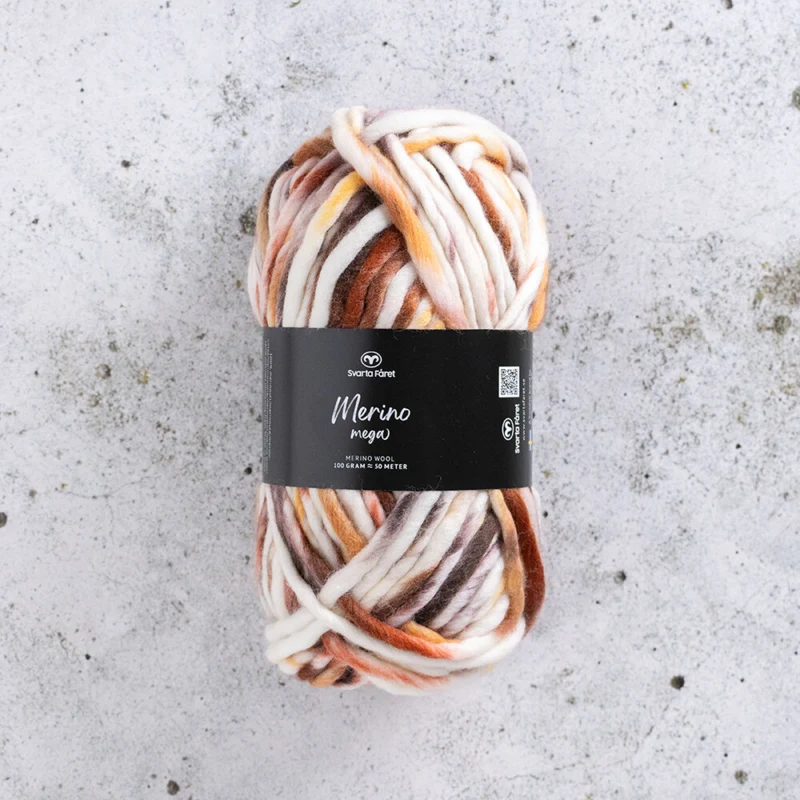 Svarta Fåret Merino Mega 05 Neutrale Farbenv