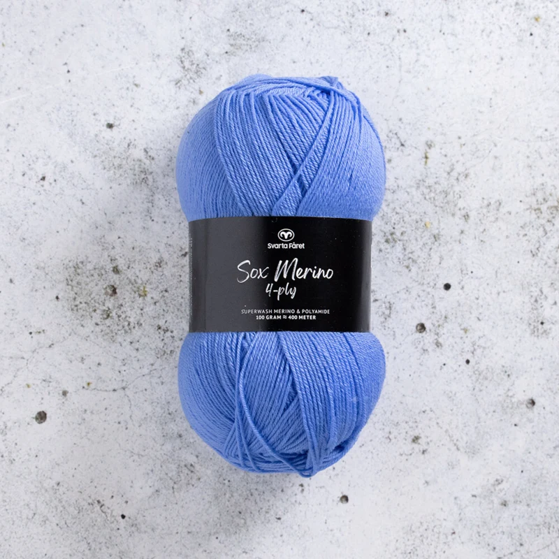 Svarta Fåret Sox Merino 4 ply 03 Studioblau