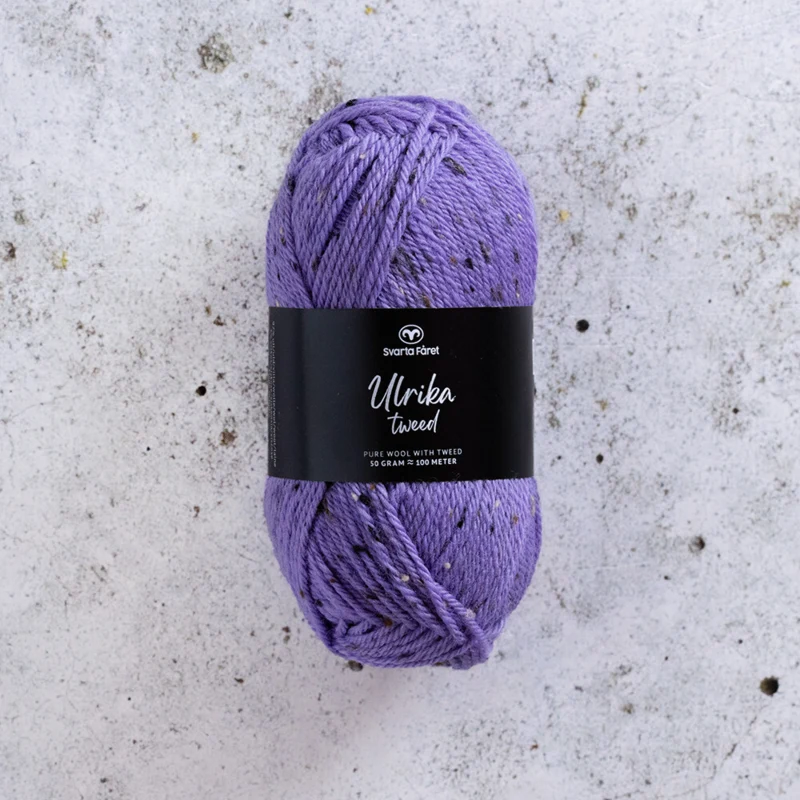 Svarta Fåret Ulrika Tweed 00 Violetter Mais