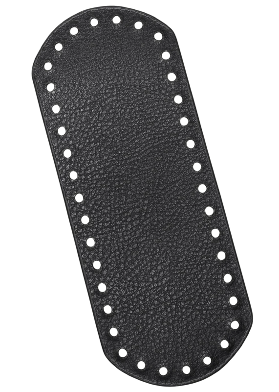 Go Handmade Ovale Basis: 21x8 cm, Schwarz