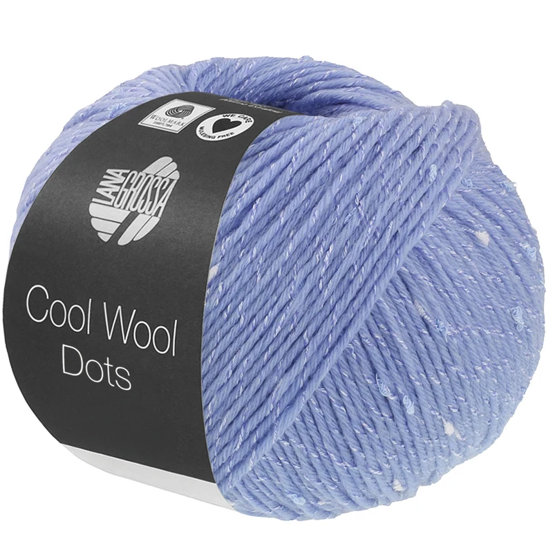 Lana Grossa Cool Wool Dots 01 Hellblau