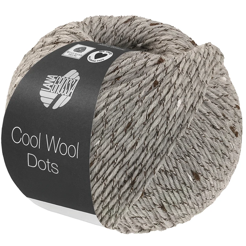 Lana Grossa Cool Wool Dots 09 Hellgrau