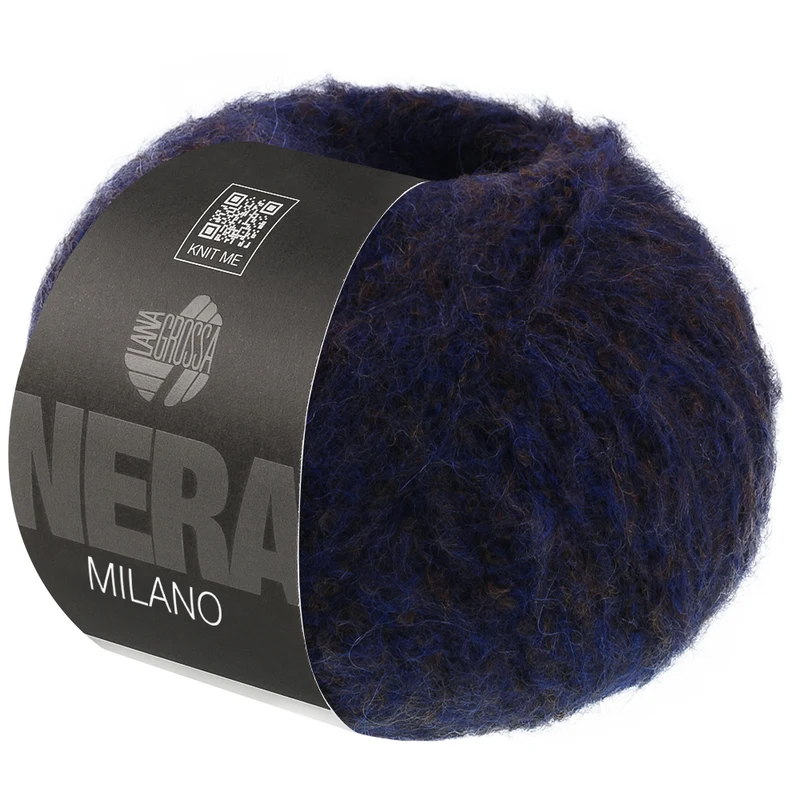 Lana Grossa Milano 11 Blau/Braun meliert