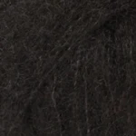 DROPS BRUSHED Alpaca Silk 16 Schwarz (Uni colour)