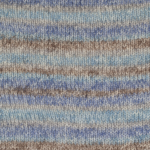 DROPS Fabel Long Print 604 Ocean view