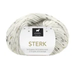 Du Store Alpakka Sterk 929 Weißer Tweed