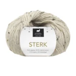 Du Store Alpakka Sterk 932 Hellbeige melierter Tweed
