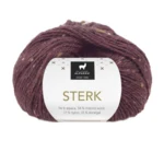 Du Store Alpakka Sterk 927 Bordeaux Tweed