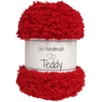 Go Handmade Teddy 17380 Warm Rot