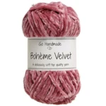 Go Handmade Bohéme Velvet Dobbelt 17623 Hindbær