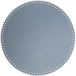 Go Handmade TaschenKorb Boden, Rund, 35 cm 22408 Blau