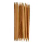 HobbyArts Strumpfstricknadelset Dunkel Bambus 20 cm