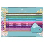 Faber-Castell Sparkle Blechdose 20 funkelnde Farben + Tipps