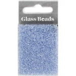Rocaiperlen, Glasperlen 1,7 mm Hellblau