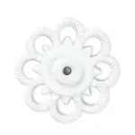 Prym Druckknöpfe Blumen, 2 Stück Weiß