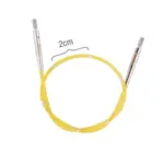 KnitPro SmartStix Wire,  Mehr Farben (40 - 150 cm) 24 cm, um 40 cm Gelb zu machen