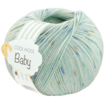 Lana Grossa Cool Wool Baby 369 Minze/Blau/Orange