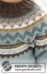 41-8 Edge of the Woods Jumper by DROPS Design