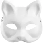Masken, Tiere. Weiß, 12 Stk