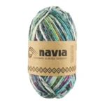 Navia Sock Yarn 521 Blau meliert