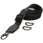 Go Handmade Taschen-Schulterriemen, 85-125 cm 22292 Schwarz/Dunkelgrau
