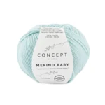 Katia Concept Merino Baby 073 Weißlich grün
