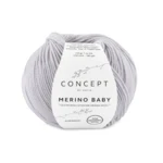 Katia Concept Merino Baby 055 Perlhellgrau