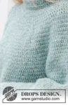 243-14 Sea Foam Sweater by DROPS Design