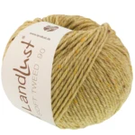 Lana Grossa Landlust Soft Tweed 90 34 Grünbeige meliert