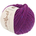 Lana Grossa Landlust Soft Tweed 90 33 Violett meliert