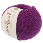 Lana Grossa Landlust Soft Tweed 180 133 Violett meliert