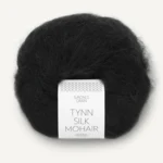 Sandnes Tynn Silk Mohair 1099 Schwarz