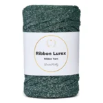 LindeHobby Ribbon Lurex 12 Green Silver