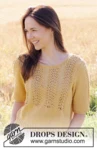 249-23 Happy Sunshine Top by DROPS Design