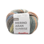 Katia Merino Aran Sunrise 308 Kupfer-Blau-Khaki